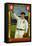 Jersey City, NJ, Jersey City Eastern League, Charles Hanford, Baseball Card-Lantern Press-Framed Stretched Canvas