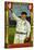 Jersey City, NJ, Jersey City Eastern League, Charles Hanford, Baseball Card-Lantern Press-Stretched Canvas