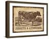 Jersey  Cow-null-Framed Giclee Print