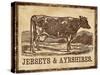 Jersey  Cow-null-Stretched Canvas