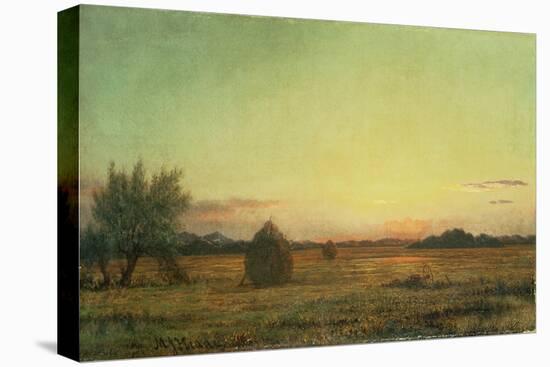 Jersey Meadows-Martin Johnson Heade-Stretched Canvas