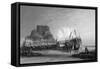 Jersey, Mont Orgueil 1835-AH Payne-Framed Stretched Canvas