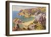 Jersey, Portelet Bay 1904-Henry Wimbush-Framed Art Print