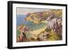 Jersey, Portelet Bay 1904-Henry Wimbush-Framed Art Print