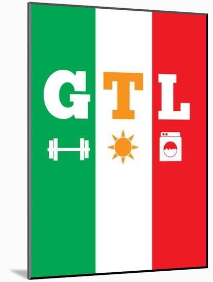 Jersey Shore GTL (Gym, Tan, Laundry)-null-Mounted Poster