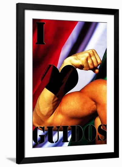 Jersey Shore (I Love Guidos) TV-null-Framed Art Print