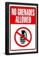 Jersey Shore No Grenades Allowed TV Poster Print-null-Framed Poster