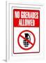 Jersey Shore No Grenades Allowed TV-null-Framed Art Print