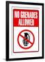 Jersey Shore No Grenades Allowed TV-null-Framed Art Print