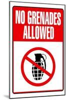 Jersey Shore No Grenades Allowed TV-null-Mounted Art Print