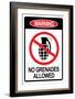 Jersey Shore No Grenades Allowed-null-Framed Art Print