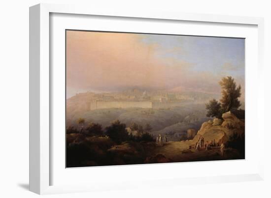 Jerusalem, 1849-Maxim Nikiphorovich Vorobyev-Framed Giclee Print