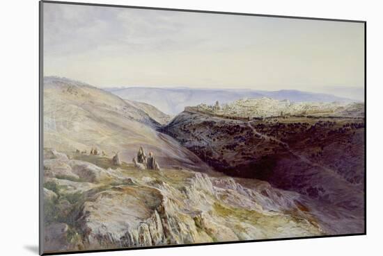 Jerusalem, 1865-Edward Lear-Mounted Giclee Print