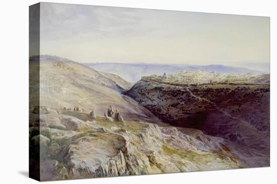 Jerusalem, 1865-Edward Lear-Stretched Canvas