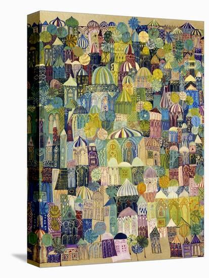 Jerusalem, 1970-Laila Shawa-Stretched Canvas