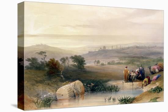 Jerusalem, April 1839, Plate 22 from Volume I of "The Holy Land", Pub. 1842-David Roberts-Stretched Canvas