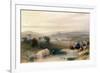 Jerusalem, April 1839, Plate 22 from Volume I of "The Holy Land", Pub. 1842-David Roberts-Framed Giclee Print