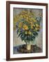 Jerusalem Artichoke Flowers, 1880-Claude Monet-Framed Art Print