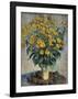 Jerusalem Artichoke Flowers, 1880-Claude Monet-Framed Art Print