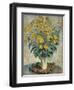 Jerusalem Artichoke Flowers, 1880-Claude Monet-Framed Giclee Print