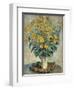 Jerusalem Artichoke Flowers, 1880-Claude Monet-Framed Giclee Print