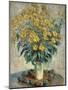Jerusalem Artichoke Flowers, 1880-Claude Monet-Mounted Giclee Print