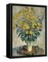 Jerusalem Artichoke Flowers, 1880-Claude Monet-Framed Stretched Canvas