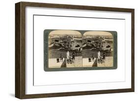 Jerusalem as Seen from the Damascus Gate, Palestine, 1901-Underwood & Underwood-Framed Giclee Print