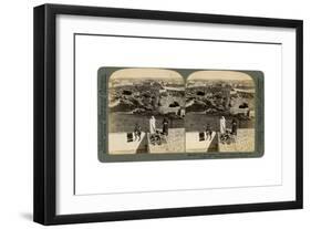 Jerusalem as Seen from the Damascus Gate, Palestine, 1901-Underwood & Underwood-Framed Giclee Print