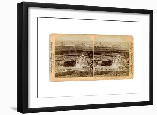 Jerusalem, as Seen from the Mount of Olives, Palestine, 1897-Underwood & Underwood-Framed Giclee Print