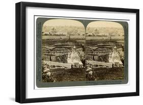 Jerusalem, as Seen from the Mount of Olives, Palestine, 1901-Underwood & Underwood-Framed Giclee Print