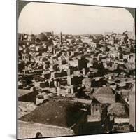 Jerusalem, as Seen from the Nothern Wall, Palestine, 1897-Underwood & Underwood-Mounted Photographic Print