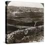 Jerusalem, as Seen from the South-East, Showing the Site of the Temple, Palestine, 1900s-Underwood & Underwood-Stretched Canvas