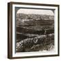 Jerusalem, as Seen from the South-East, Showing the Site of the Temple, Palestine, 1900s-Underwood & Underwood-Framed Photographic Print