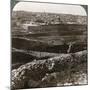 Jerusalem, as Seen from the South-East, Showing the Site of the Temple, Palestine, 1900s-Underwood & Underwood-Mounted Photographic Print