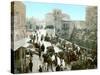 Jerusalem: Bazaar, C1900-null-Stretched Canvas