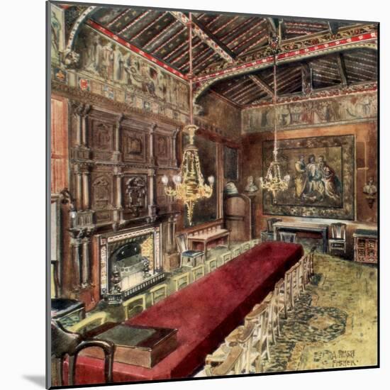 Jerusalem Chamber, Westminster Abbey, 1902-Alfred Hugh Fisher-Mounted Giclee Print