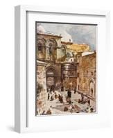 Jerusalem: Church of the Holy Sepulchre-null-Framed Photographic Print