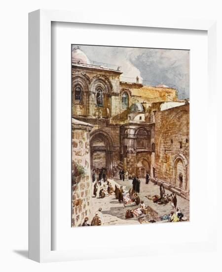 Jerusalem: Church of the Holy Sepulchre-null-Framed Photographic Print