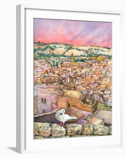 Jerusalem Dove-Wendy Edelson-Framed Giclee Print