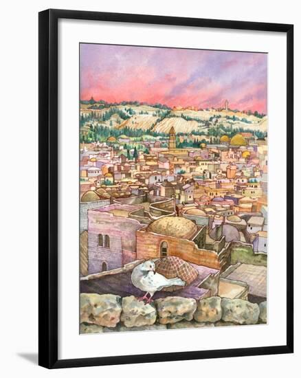 Jerusalem Dove-Wendy Edelson-Framed Giclee Print