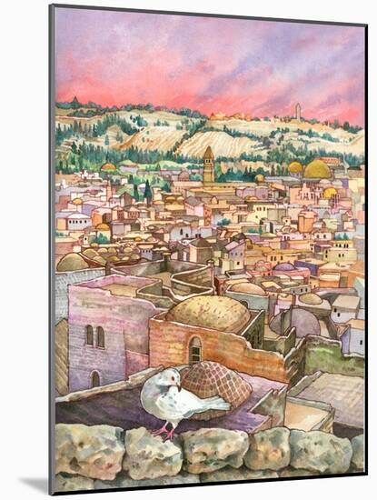 Jerusalem Dove-Wendy Edelson-Mounted Giclee Print