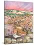 Jerusalem Dove-Wendy Edelson-Stretched Canvas