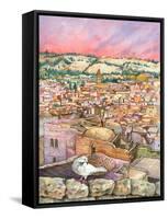 Jerusalem Dove-Wendy Edelson-Framed Stretched Canvas