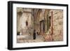 Jerusalem: Entrance to the Church of the Holy Sepulchre-null-Framed Art Print