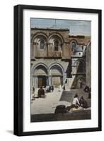 Jerusalem, Facade of the Holy Sepulchre-null-Framed Giclee Print