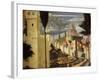 Jerusalem, from Deposition of Christ, 1435, from Holy Trinity Altarpiece (Detail)-Fra Angelico-Framed Giclee Print