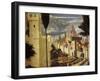 Jerusalem, from Deposition of Christ, 1435, from Holy Trinity Altarpiece (Detail)-Fra Angelico-Framed Giclee Print