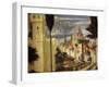 Jerusalem, from Deposition of Christ, 1435, from Holy Trinity Altarpiece (Detail)-Fra Angelico-Framed Giclee Print