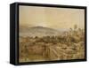 Jerusalem from Mount Zion-Nathaniel Everett Green-Framed Stretched Canvas